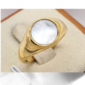 Prsten od pozlaćenog čelika