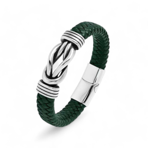 Kožna narukvica s čelikom