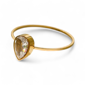 Prsten od pozlaćenog čelika