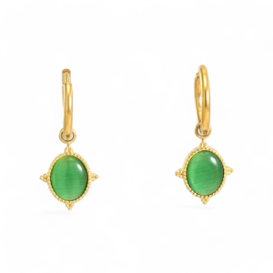 Naušnice od pozlaćenog čelika