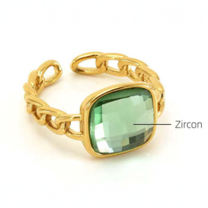 Prsten od pozlaćenog čelika