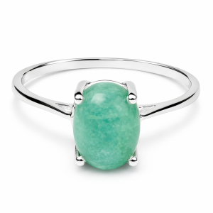 Srebrni prsten Liora – Amazonit