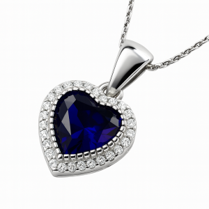 Srebrni privjesak srce