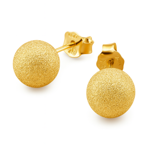 Srebrne naušnice s pozlatom