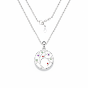 Srebrna ogrlica drvo života