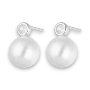 Srebrne naušnice s biserom