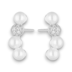 Srebrne naušnice s biserom