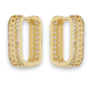 Srebrne naušnice pozlaćene