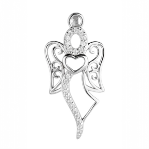 Srebrni privjesak anđeo