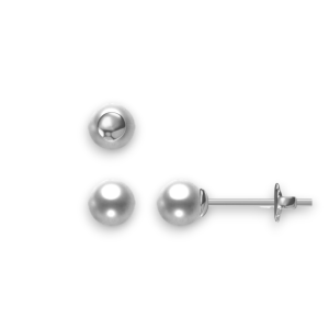 Srebrne naušnice perla
