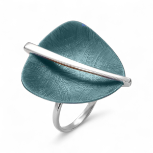 Prsten od srebra i titanija