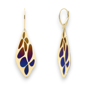 Naušnice od srebra i titanija