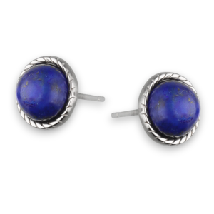 Srebrne naušnice lapis lazuli